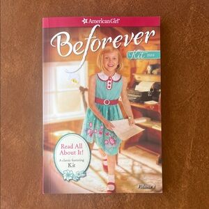 American Girl BeForever Kit Book with Teal and Red Accents